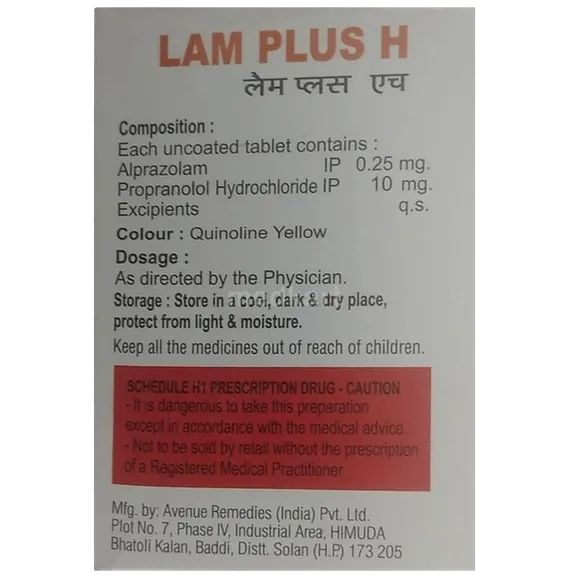 lam plus tablet 15's
